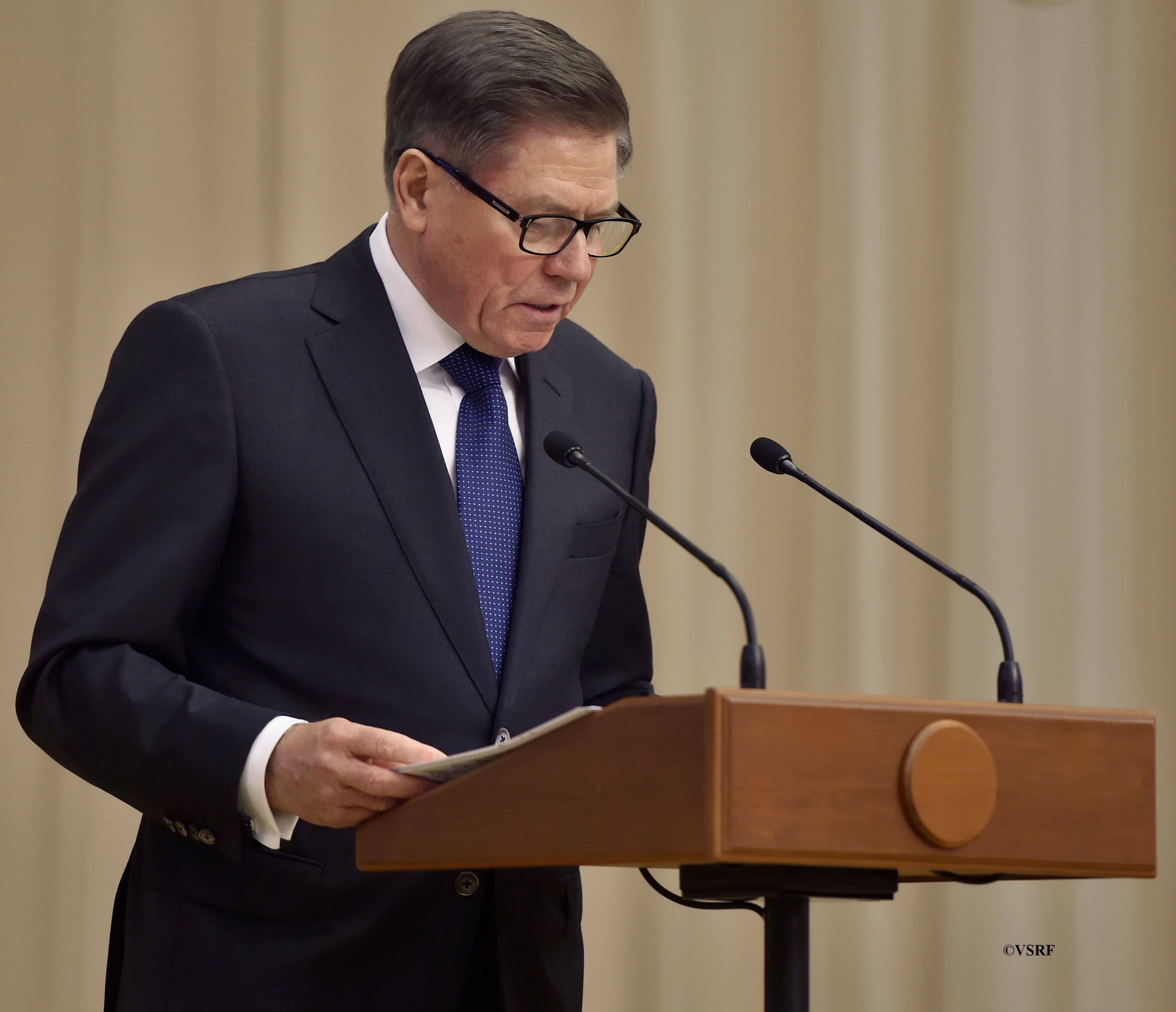 Выступление Председателя Верховного Суда Российской Федерации Вячеслава Михайловича Лебедева на торжественном заседании, посвященном 95-летию со дня основания Верховного Суда Российской Федерации (Москва, 23 января 2018 года)